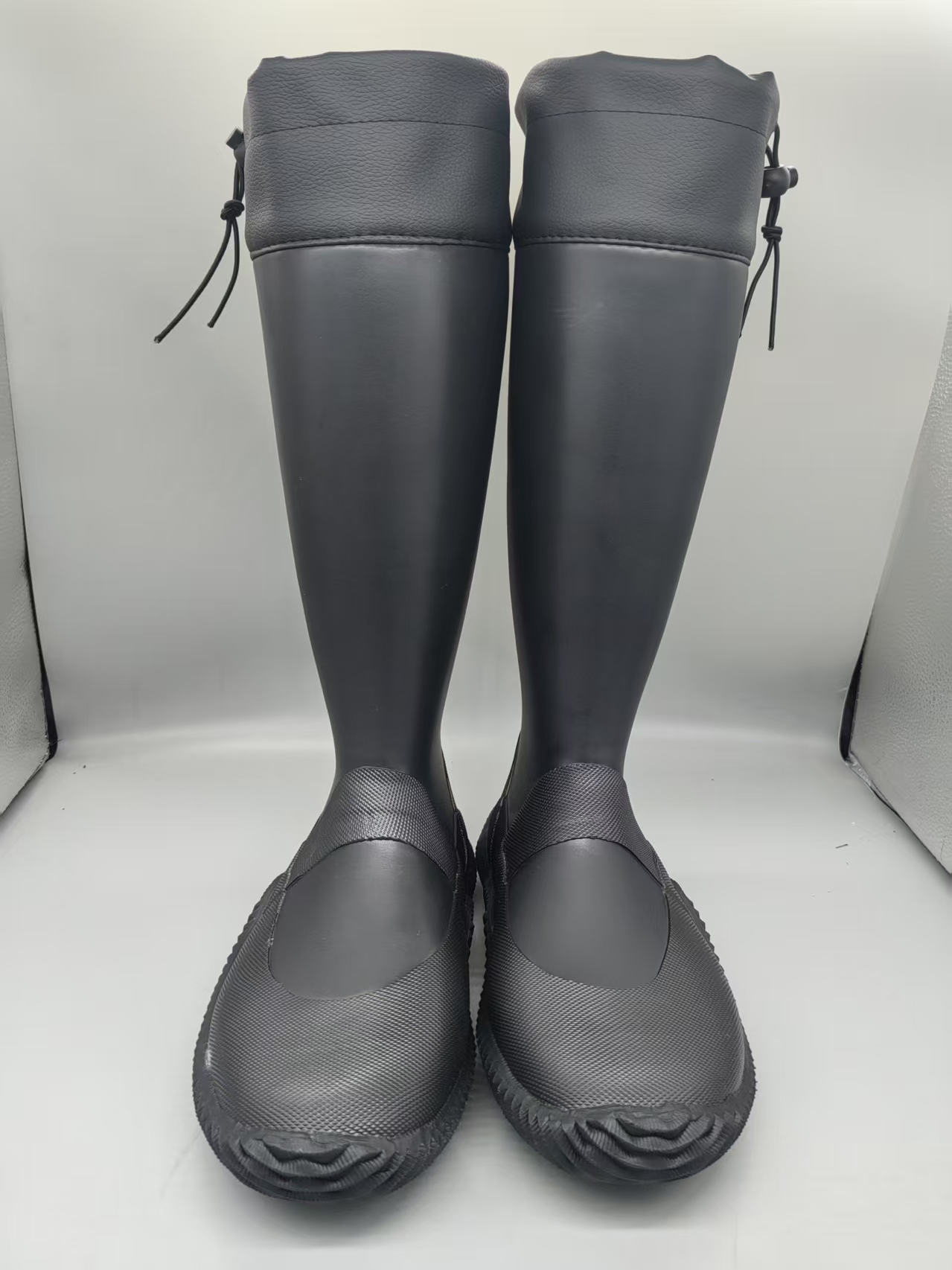 Men waterproof latex boots